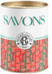 Assortiment 3 Savons 100 g - Gingembre Rouge, Néroli, Oeillet Mignardise - Boîte 3 x 100 g
