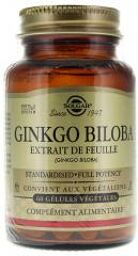 Ginkgo Biloba 60 Gélules Végétales - Flacon 60 gélules