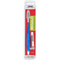 Cepillo Dental Medio Regalo Cepillo Interdental + Pasta