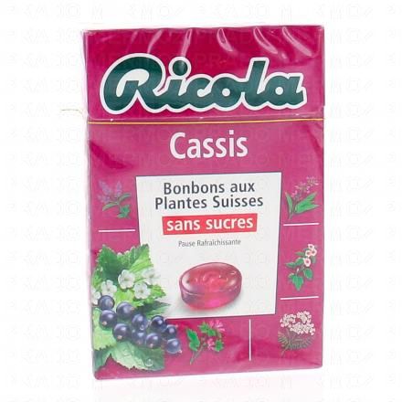 Bonbons aux plantes suisse goût Cassis 50 g