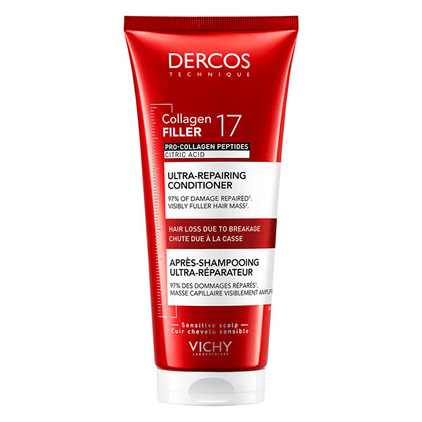 Dercos Après-Shampooing Ultra-Réparateur Collagen 17 Filler 200ml