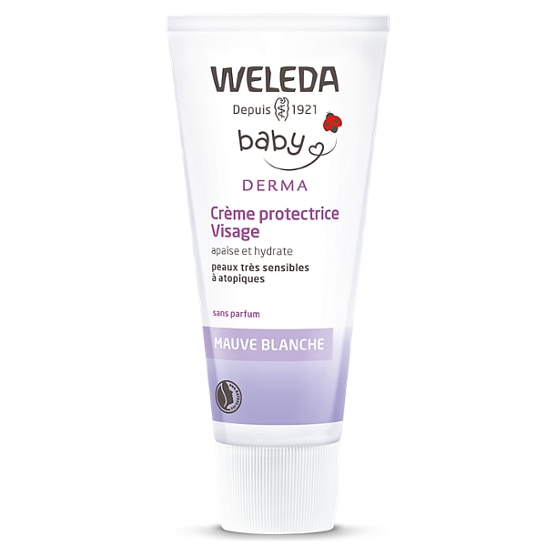 Crème protectrice Visage à la Mauve blanche - Weleda