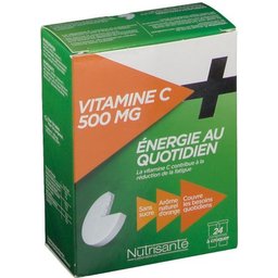 Nutrisanté Vitamine C 500 mg À Croquer 24 Comprimés