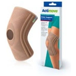 Genouillère élastique rotule ouverte Beige Taille M 36-41cm 1pc