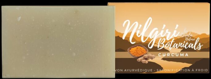Savon Ayurvédique CURCUMA - Nilgiri Botanicals