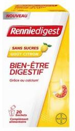 Renniedigest Complément Alimentaire Pour le Bien-Être Digestif 20 Sachets - Boîte 20 sachets