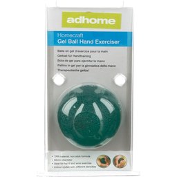 Adhome Balle en gel d'exercice pour la main vert 5 cm