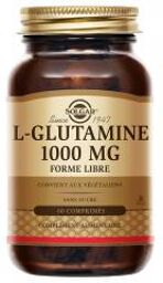 L-Glutamine 1000 mg Forme Libre 60 Comprimés - Flacon 60 comprimés