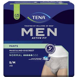 Tena Men Active Fit Pants Normal Small - Medium