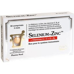 Selenium+Zinc 90 comprimés