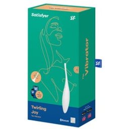 Twirling Joy Vibrator White 1pc