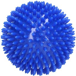 balle de massage à picots ø10cm bleu