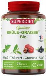 Quatuor Maté Brûle-Graisse Bio 150 Comprimés - Pot 150 comprimés