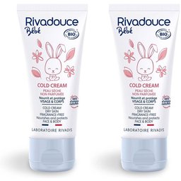 Rivadouce® Bébé Cold Cream Non Parfumée Peau Sèche Visage & Corps