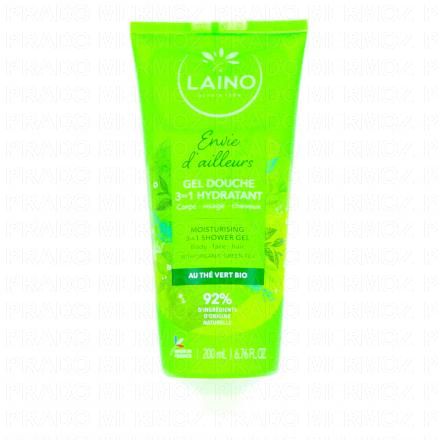 Gel douche 3 en 1 au thé vert bio tube 200ml