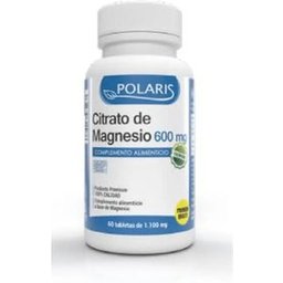 Citrato Magnesio 600mg 60 tabletas
