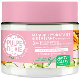 Masque 3-en-1 hydratant & démêlant