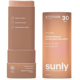 Attitude™ Sunly Bâton Solaire Visage Tinté Sans Odeur Spf30
