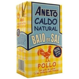 Aneto Bouillon de poulet à faible teneur en sel 1000ml