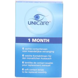 Unicare Lentilles mensuelles -1,25