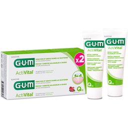 GUMActiVital Dentifrice 2x75ml