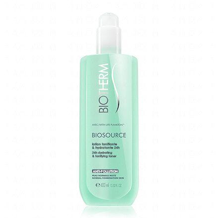 Biosource lotion tonifiante & hydratante 24h flacon pompe 400ml