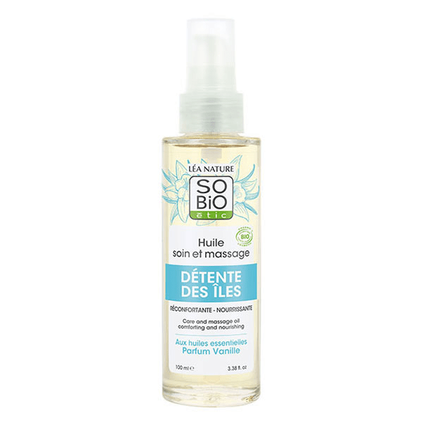 Léa Nature So Bio Etic, Huile soin et massage Détente des îles bio100ml