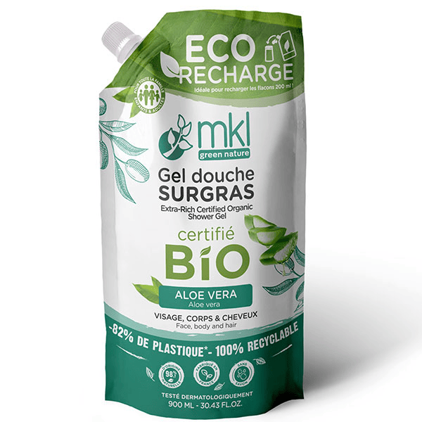 Eco-recharge Gel Douche Bio** Aloe Vera 900ml