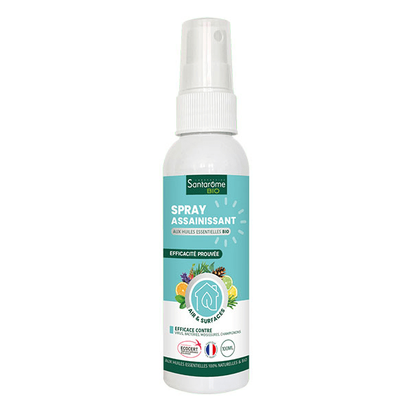 Santarome - Spray Assainissant Bio 20 Huiles Essentielles - spray 100 ml
