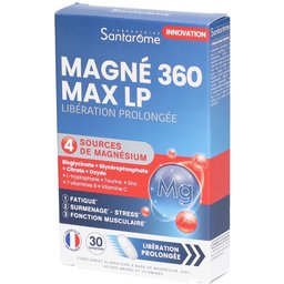 Magné 360 Max LP Magnésium Vitamines B & Zinc