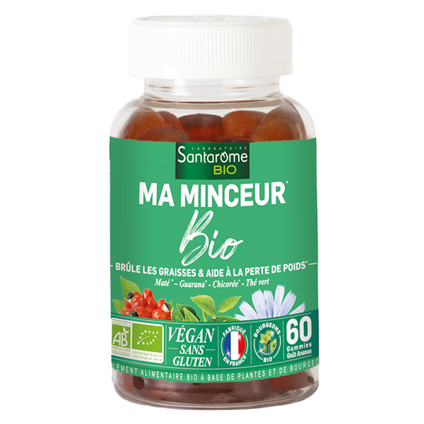 - Gummies Ma Minceur Bio - Aide à la perte de poids - 60 gummies
