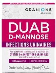 Duab D-Mannose Infections Urinaires 7 Sachets - Boîte 7 sachets