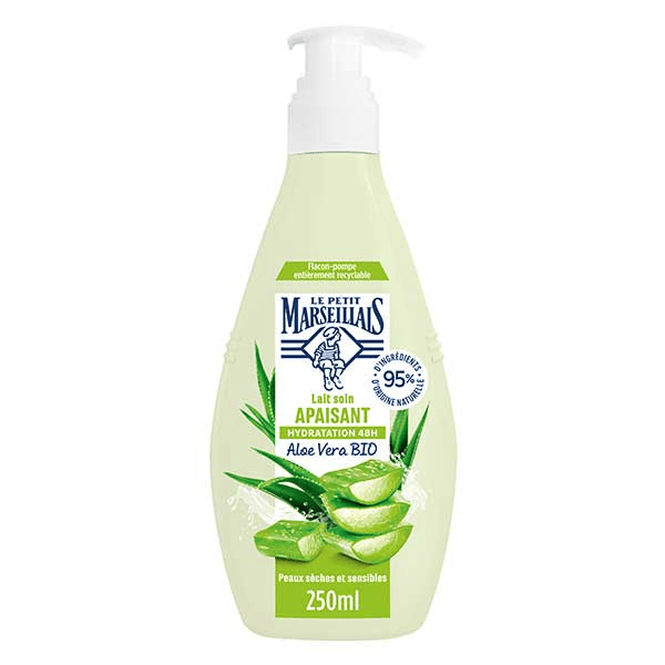 Lait Soin Apaisant Aloe Vera BIO 250 ml