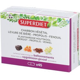Charbon végétal - Levure de bière - Propolis - Fenouil