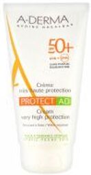 Protect Ad - Crème Solaire Très Haute Protection Spf50+ Peaux Sèches à Tendance Atopique - Tube 150 ml