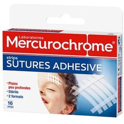 Pansements Sutures Adhésives 16 Unités