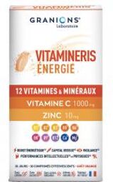 Vitamineris Énergie 1000 mg 30 Comprimés Effervescents - Boîte 30 comprimés