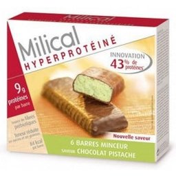 Milical Barre Hyperproteinée Chocolat Pistache