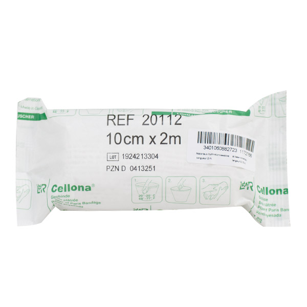 L&R Cellona Bande Plâtrée Prise Normale 2m x 10cm 1 unité