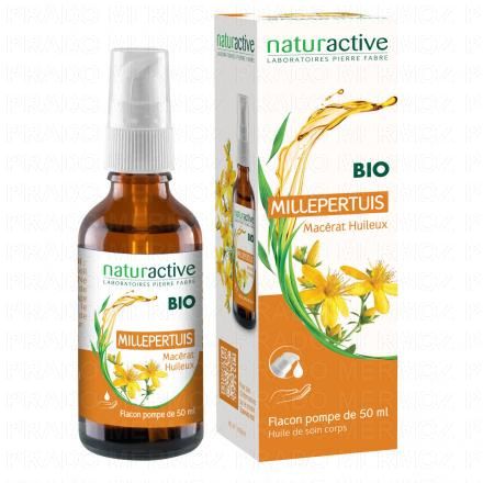 Macérat Huileux de Millepertuis Bio flacon pompe 50ml