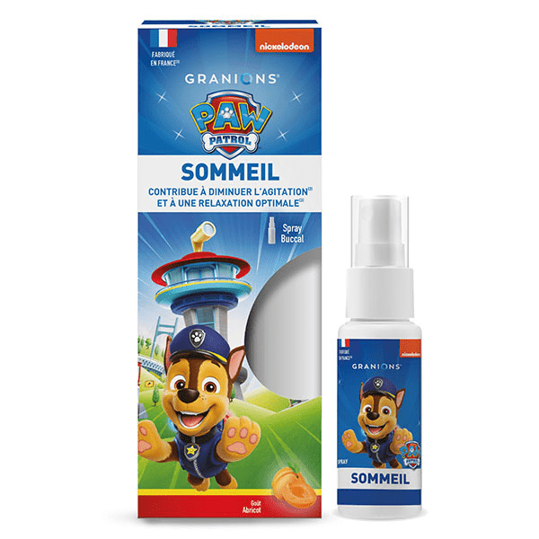 Granions Spray Sommeil Enfant Pat Patrouille - Verveine, Camomille, Coquelicot - 20ml