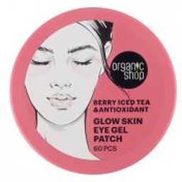 Organic Shop Patchs Antioxydant Yeux Hydrogel Thé Glacé et Framboise 60 Unités - Pot 60 patchs