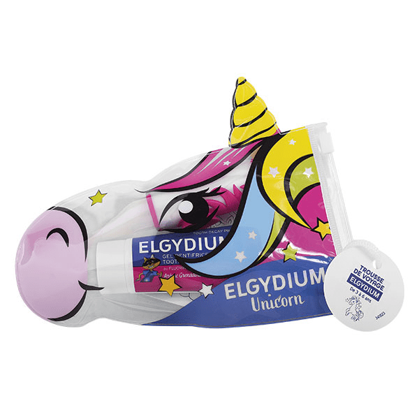 Trousse Voyage Licorne 1 BAD licorne + dentifrice grenadine 50ml