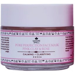 Masque facial à la perfection à l'argile rose et aux pores de rose