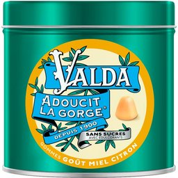 Gommes Sans Sucres Miel Citron Adoucit La Gorge 140g