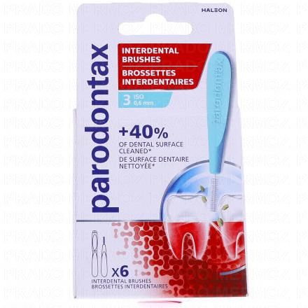Brossettes Interdentaires taille 3 (0,6mm)