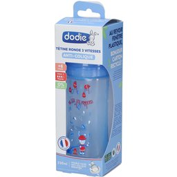 Biberon 330 ml tétine ronde 3 vitesses (Couleur non sélectionnable)