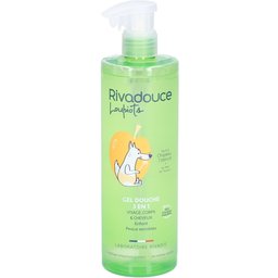 Rivadouce Gel douche 3en1 Loupiots Chapeau l'abricot - Flacon 400ml