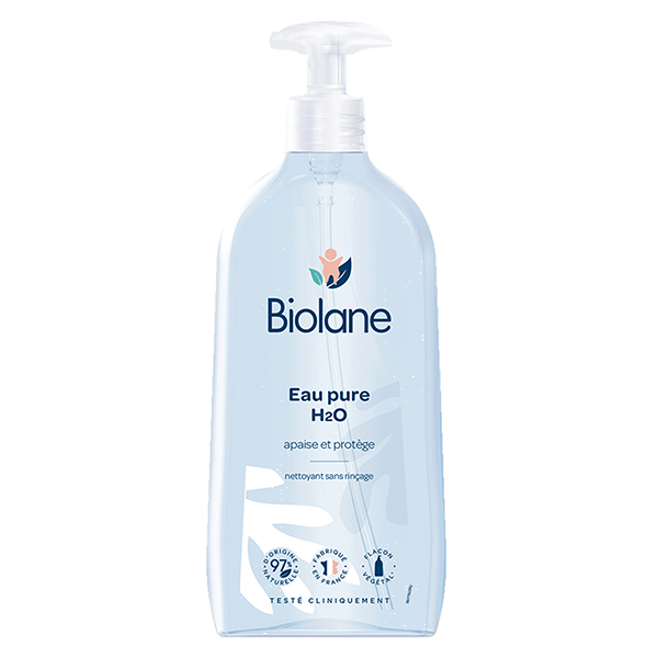 Eau Pure H2O Nettoyant Pour Visage Corps et Siège Du Bébé 750ml