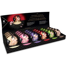 Mini Caress By Candlelight Bougies de massage Présentoir 24 pcs